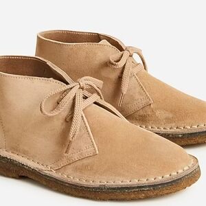 J Crew Camel Suede MacAlister boots Size 5 NWB